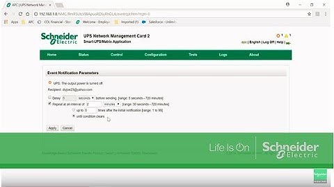 How to Manage NMC Event Notification