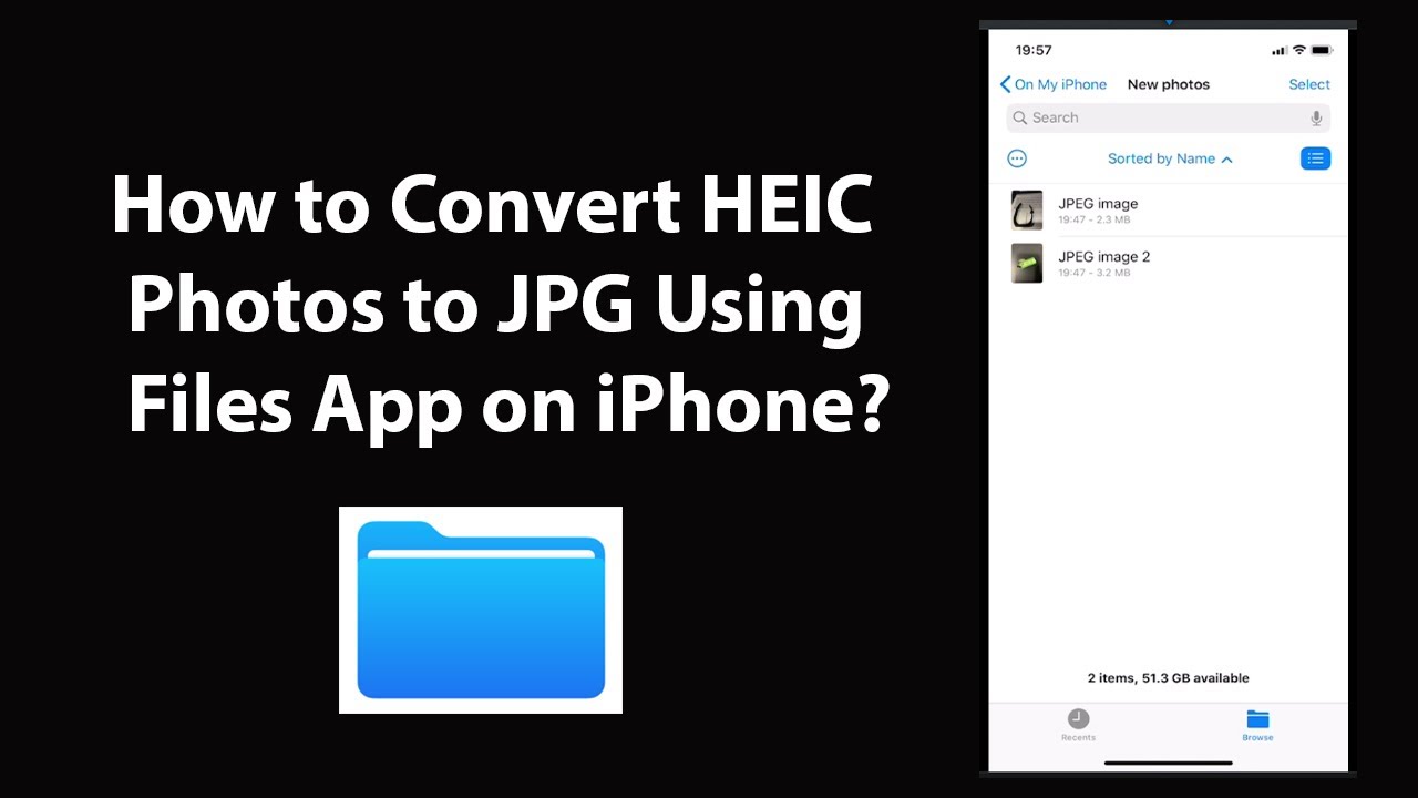 How to Convert HEIC Photos to JPG Using Files App on iPhone?