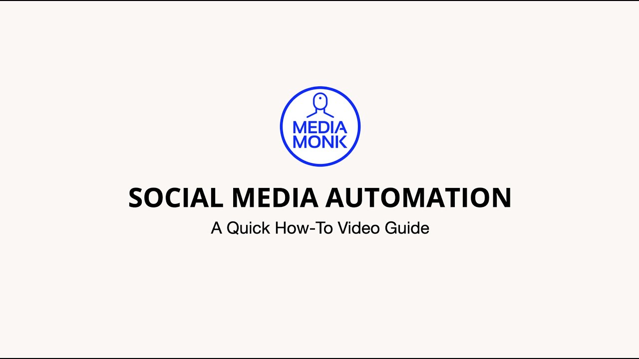 Social Media Automation With AI and Media Monk