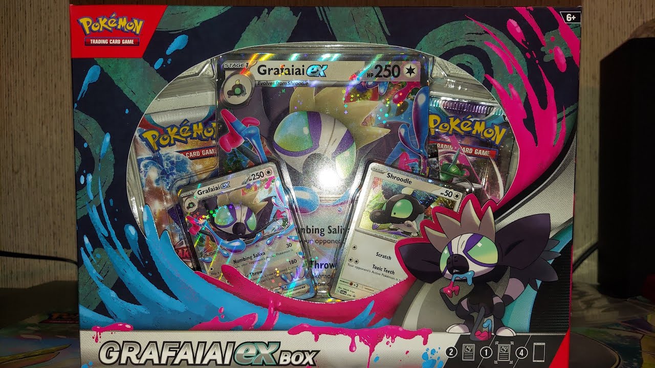 Grafaiai EX Box! #unboxingvideo #pokemon #pokemontcg - YouTube