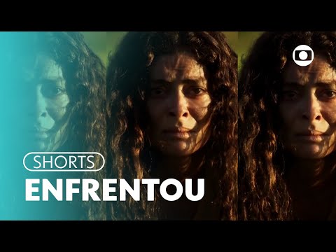 Maria Marruá enfrenta onça para salvar Gil de ataque! 🐆 | Pantanal | TV Globo #shorts