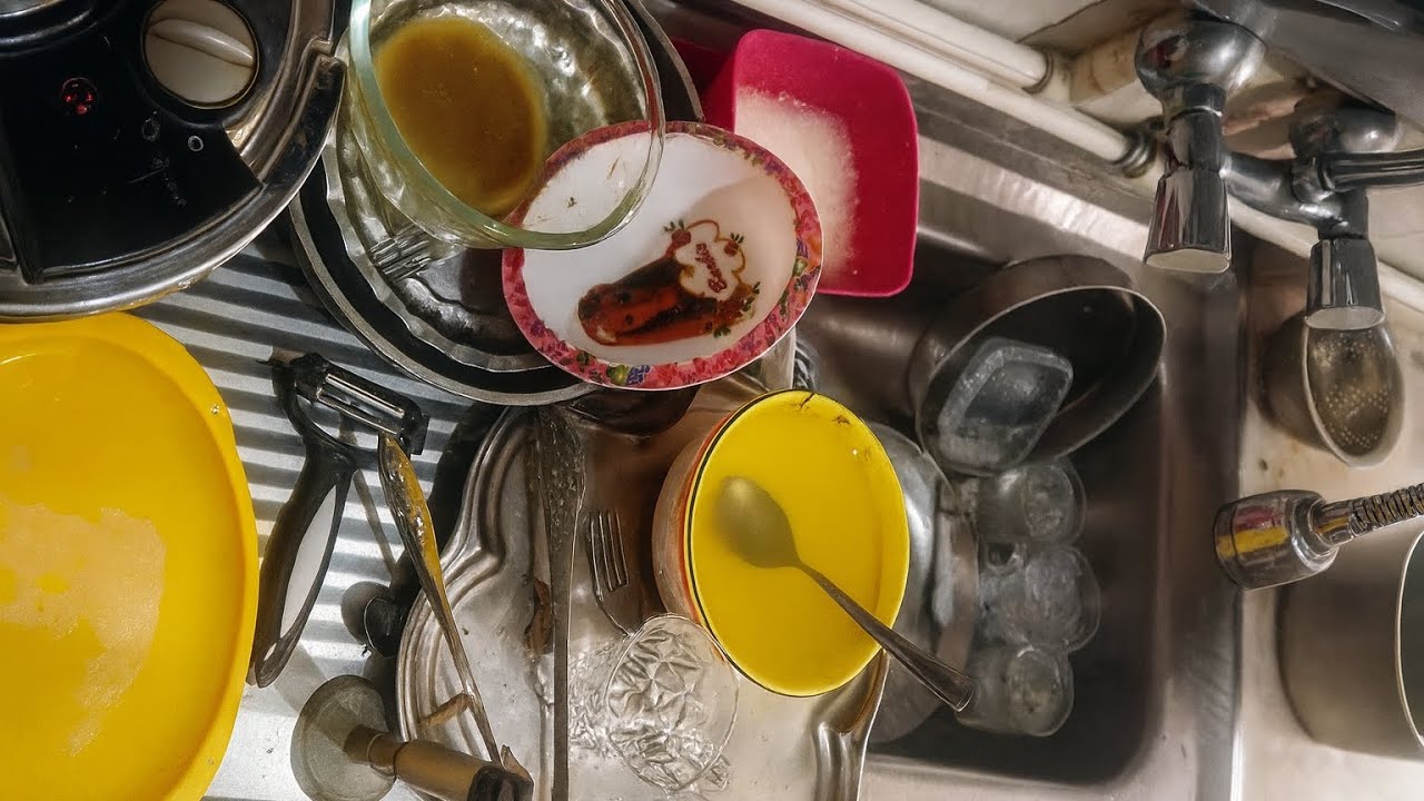 Relaxing ASMR Dishwashing Sounds