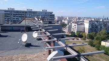 28 channel Serbian DVB-T2 reception angle in Sofia, Bulgaria