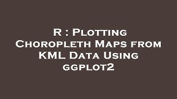 R : Plotting Choropleth Maps from KML Data Using ggplot2