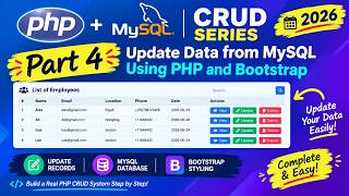 How to Update MySQL Data Using PHP and Bootstrap Form