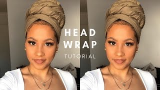 HEADWRAP STYLE FOR LOCS | *TUTORIAL*