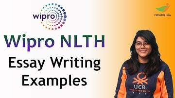 WIPRO Elite NLTH Essay Writing Example | Written Communication Test Example