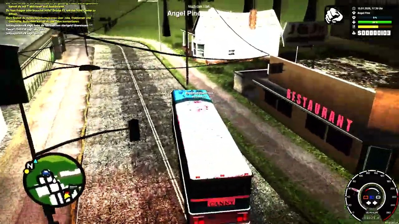 Bus Job Linie 1 | MTA San Andreas #1 (Vio- Reallife ) | Pascal 12345310