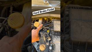 Hard Brake Pedal Cause