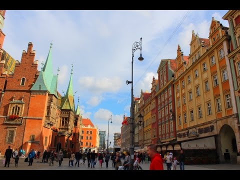 Прогулка по городу. Достопримечательности Вроцлава.