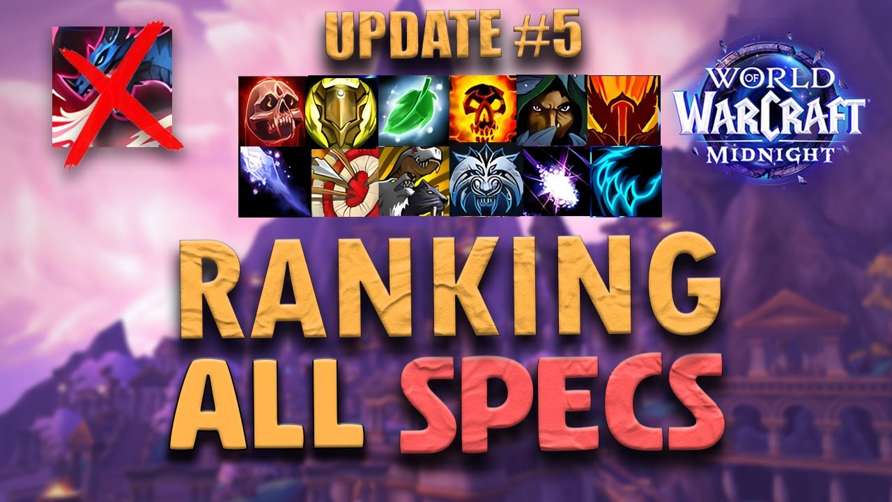 Progressive M+ TIERLIST | #5 Midnight Update | RANKING ALL SPECS | World of Warcraft Midnight