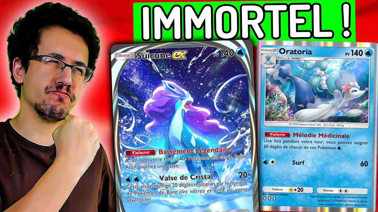 Pourquoi l'ancien TOP 1 MONDE joue ORATORIA / SUICUNE EX ! - Deck Pokemon Pocket