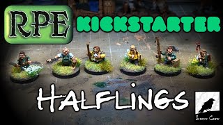Halflings From Halflings And Goblins Kicksatater By Rpe Miniatures And Games
