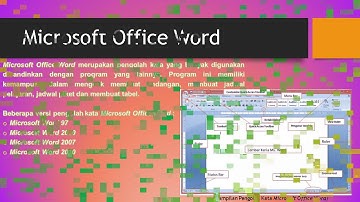 TIK Materi ke (2) tentang Macam-macam Aplikasi Pengolah Kata