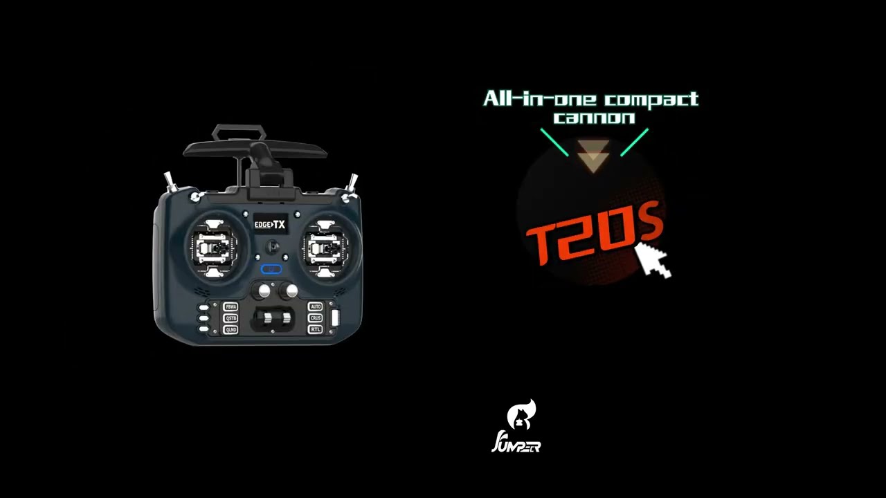 ドローンT-20S V2 コンパクトラジコン送信機 Jumper T20S V2 2.4GHz 送信機 [技適あり]