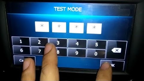 Renault Kwid- How to enter in test mode in medianav 4.0.1 to 4.0.7