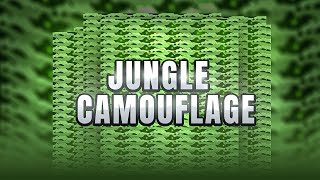 Jungle Camo Vector Illustration – Stealth Forest Design in Adobe Illustrator