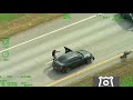 Texas Police Helicopter Video Captures Highway Shootout!