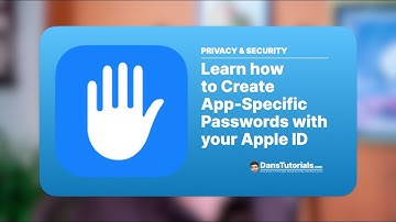 Create an App-Specific Password with your Apple ID