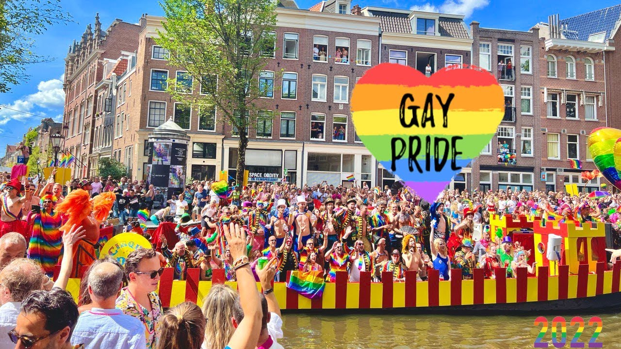 Canal Parade 2022 Amsterdam Gay Pride Lgbtqia Prinsengracht Youtube