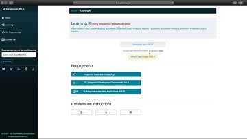 1.Learning R-Interactive Web Application-Introduction