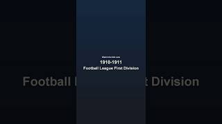 Premier League 1910-1911 Title Race | Table Progression #premierleague      #leaguetable #titlerace