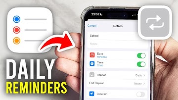 How To Set Up Daily Reminders On iPhone - Full Guide