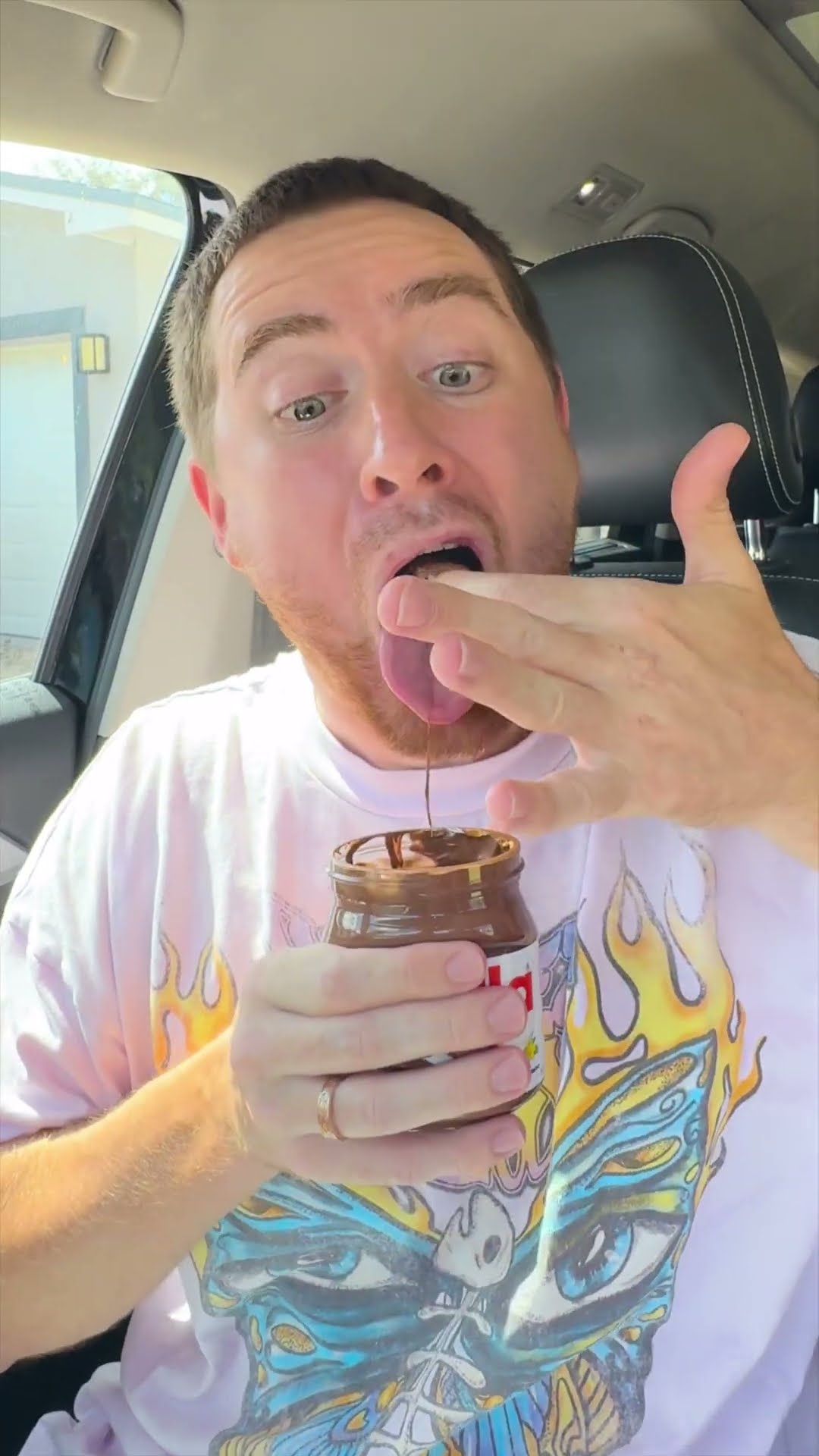 I love NUTELLA ??? #shorts #khamitovy #martaandrustam
