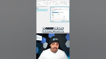 Excel forms: Data Validation Formatting Cells for Dates #exceltips #exceltutorial