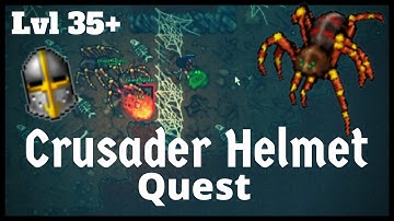 Crusader Helmet Quest - Lvl 35+ [TIBIA]