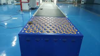 Express/Courier Center 80mmX80mm Parcel  Electrical Wheel Sorter Test Video