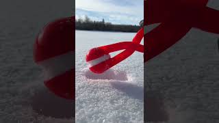 This Was The Most Satisfying Perfect And Beautiful Snowball Ever Made! #Shorts