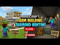 🔴 Minecraft Survival | Villager Trading + Iron Farm + Diamonds | Chill Stream