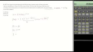 Floating Rate Note - CFA Level1 practice question