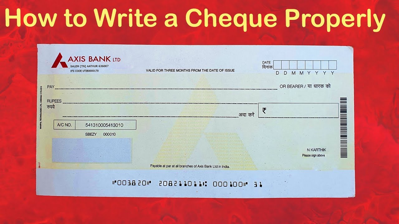 how to get cancelled cheque from bank