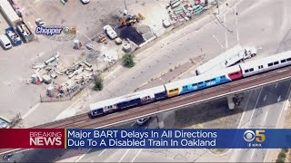 Disabled BART Train Evacuated In Oakland, Causes Systemwide Delays