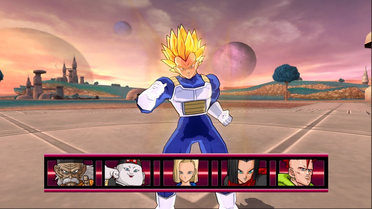 【TAS】Vegeta VS 5 Androids (Enhanced Red Potara)  | DBZ: BT3  Anniversary Edition HD