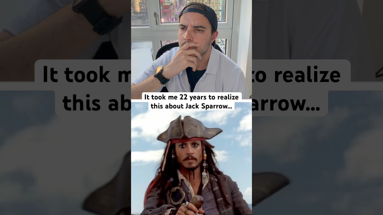 That’s why #JackSparrow walks like that.. 🤯🤯🤯 #jacksparrow #disney #shorts
