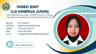 Pembelajaran IPS | Materi Kebutuhan Manusia | Kelas VII MTs Raudlatul Ulum | UKin PPG LPTK UM