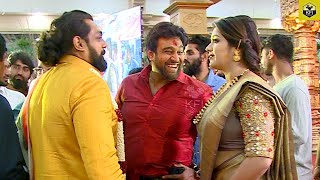 Chiranjeevi Sarja Joyful Moments At Dhruva Sarja Marriage | Chiranjeevi Sarja Meghana Raj Videos