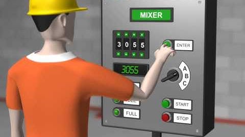 PLC Technician II Certificate Program - Batch Mixing Application simulation environment