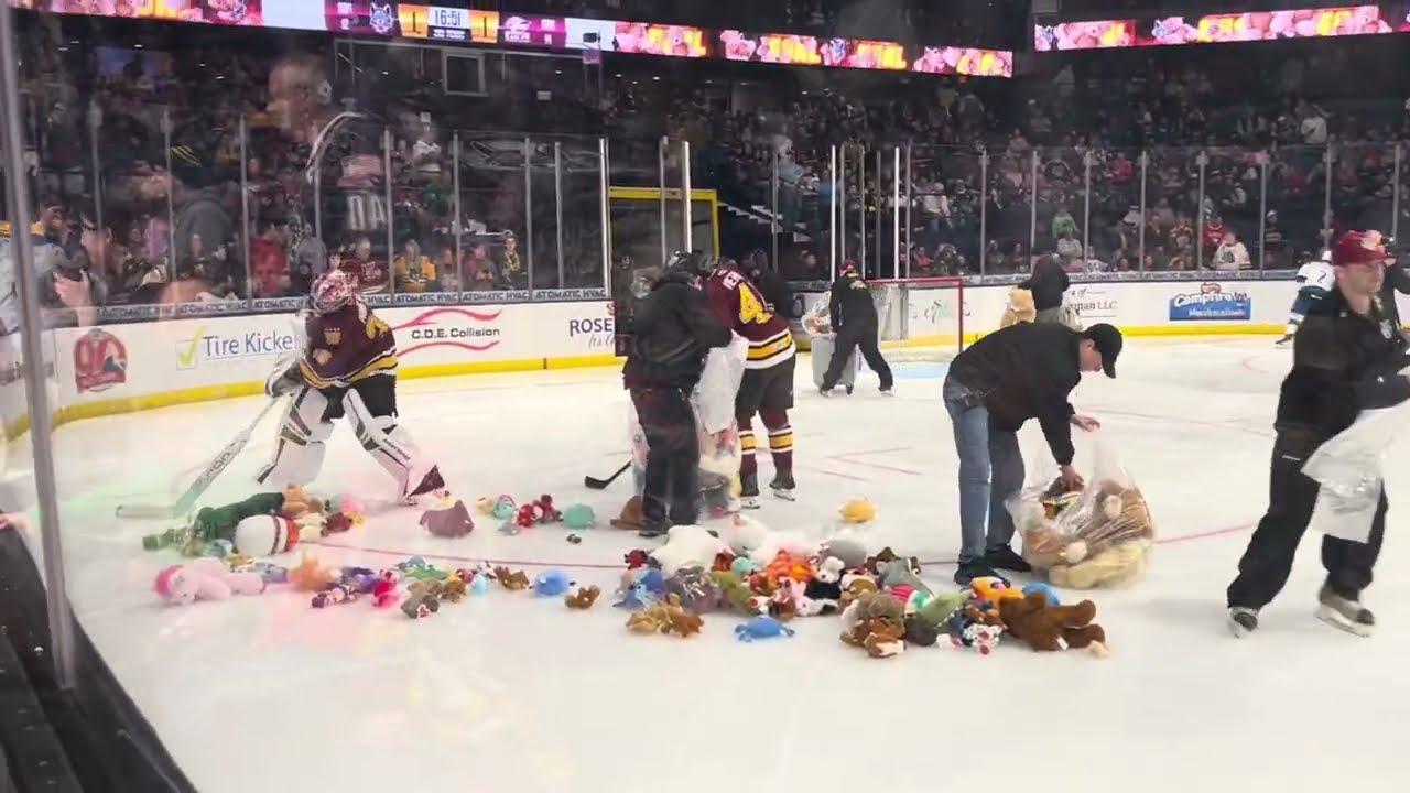 Chicago Wolves Teddy Bear Toss Feb. 14, 2026