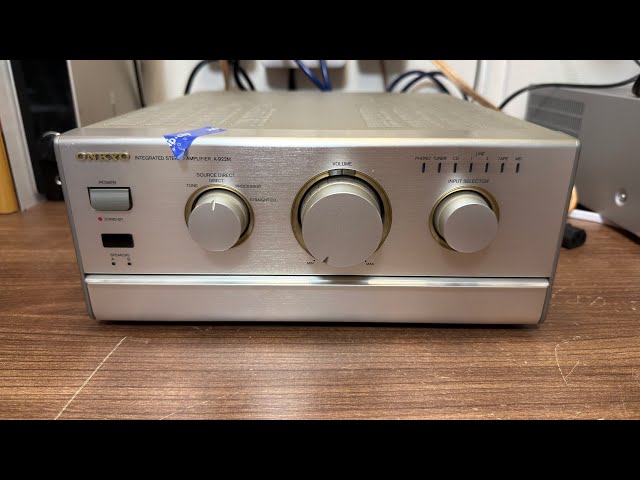 ONKYO A-922M インプットセレクターメンテナンス - YouTube