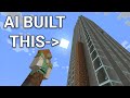 Ai building stuff in minecraft