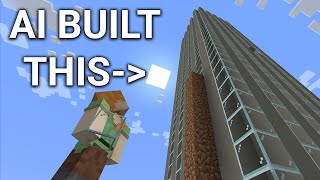 AI Building Stuff in Minecraft