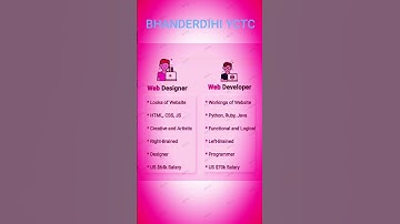 web designer vs web developer #webdesigner #webdevelopment #shorts #youtubeshorts