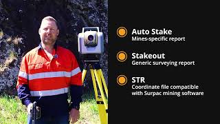 Celebrity Trimble Access Mines: Auto stakeout center & grade lines Profile