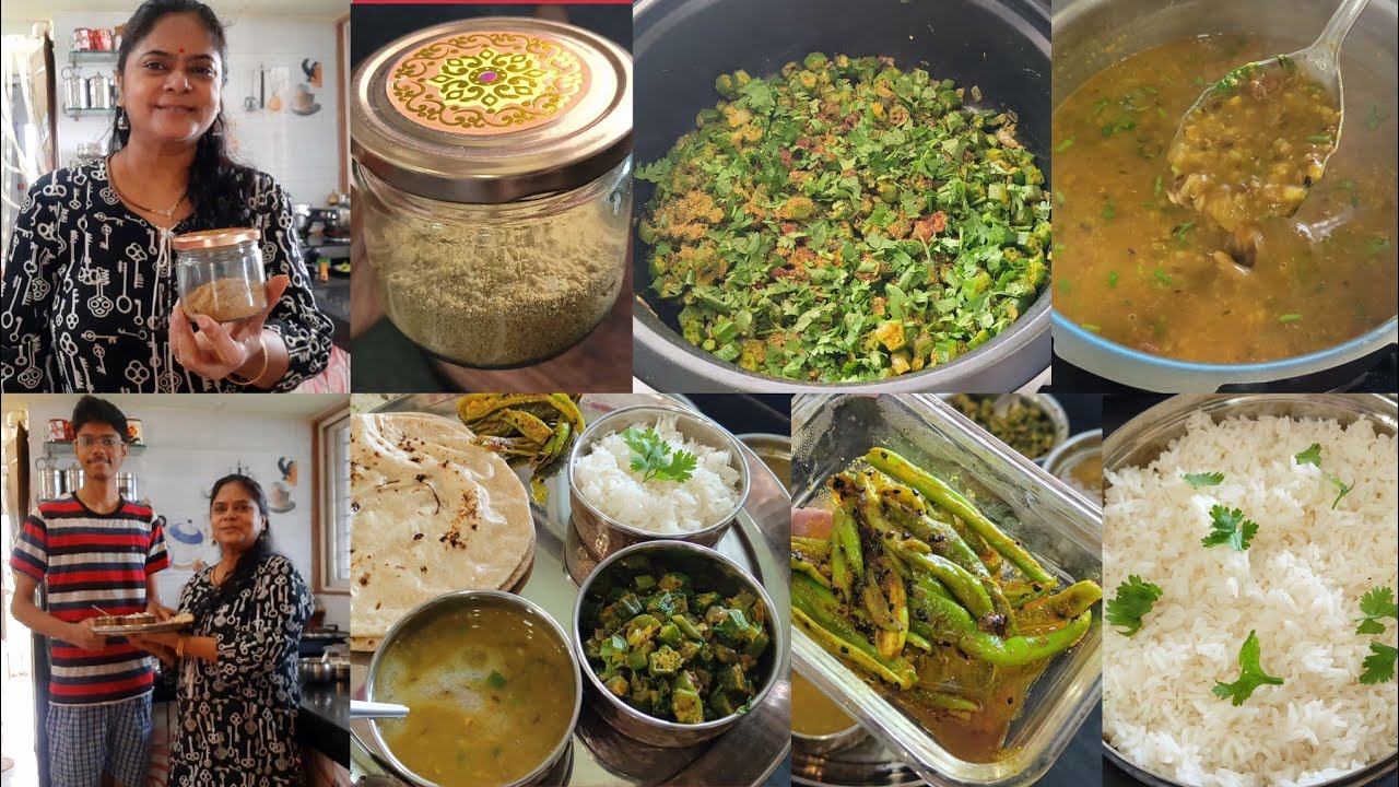 hum सभी ek नाव per सवार +Lunch🍱 urad dal tadka🌺 instant chilli pickle🌺 bhindi ki sabji🌺 phulk roti