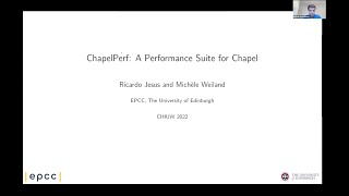 CHIUW 2022: ChapelPerf: A Performance Suite for Chapel screenshot 2