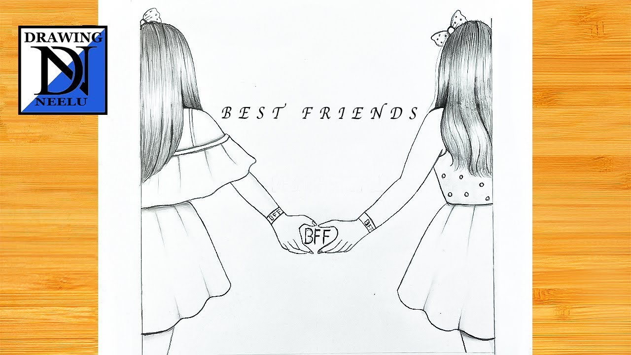 REALART: Best Friends, Pencil on paper by Shere Chamness